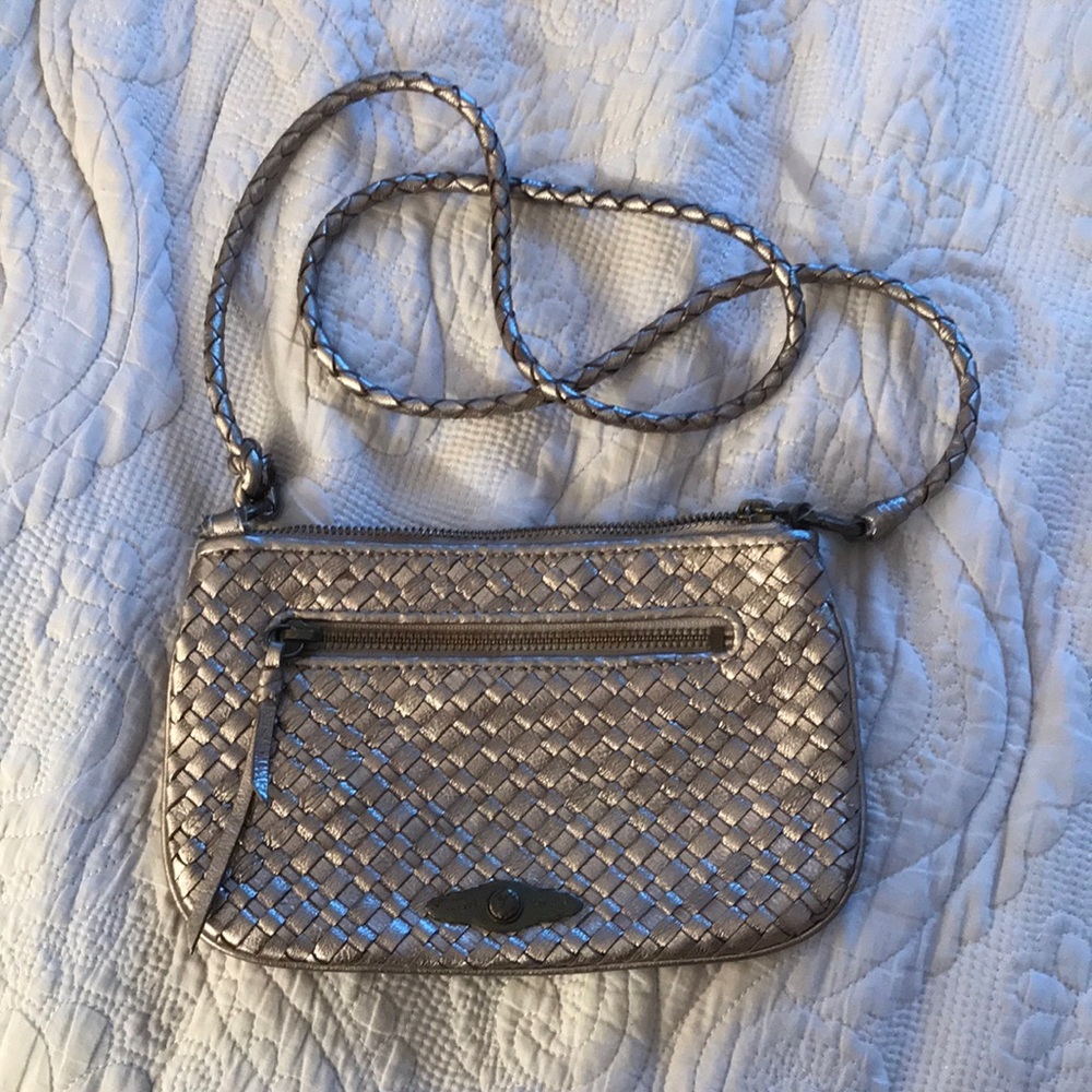 Elliott Lucca Metallic Leather Crossbody